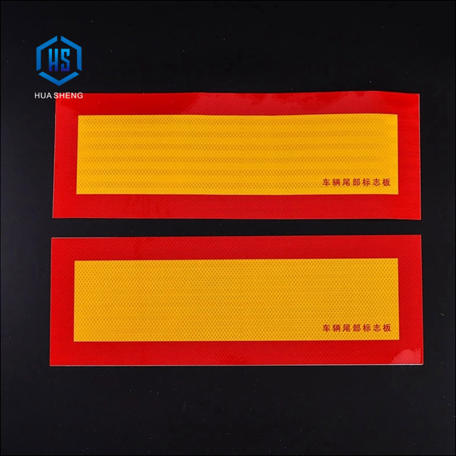 PVC vinyl prismatic roll size printable reflective film for warning