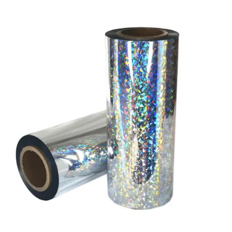 Silver Holographic Seamless Uv Vanish Foiling Cold Embossing Stamping Digital Foil for Lables.png