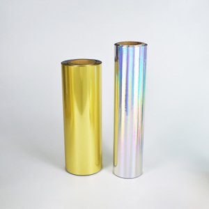 Gold And Silver Holographic Hot Stamping Foil for Plastic And Paper