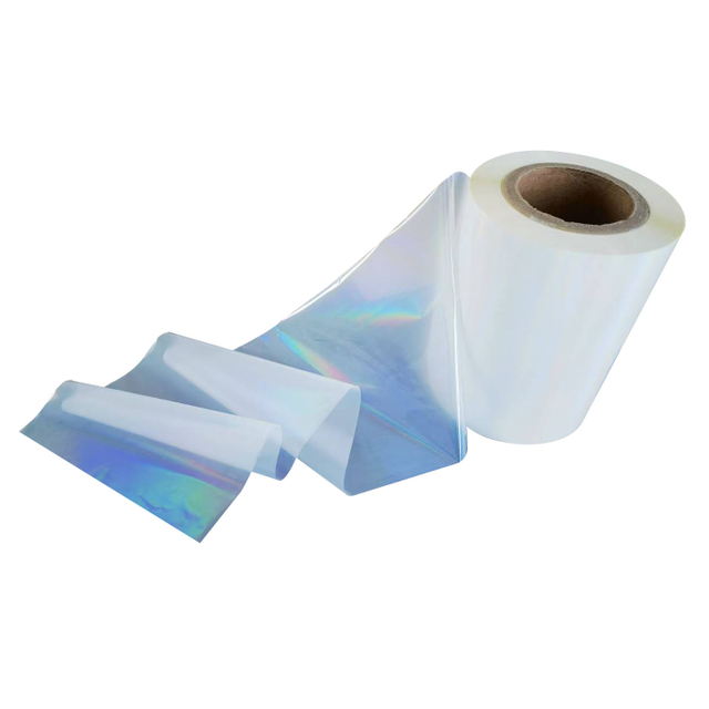 Jumbo Roll Transparent Holographic Vanish Bronzing over Printable Cold Foil Stamping for Labels